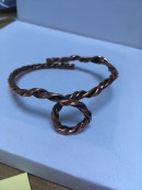 Copper Looped Torque Bracelet £17